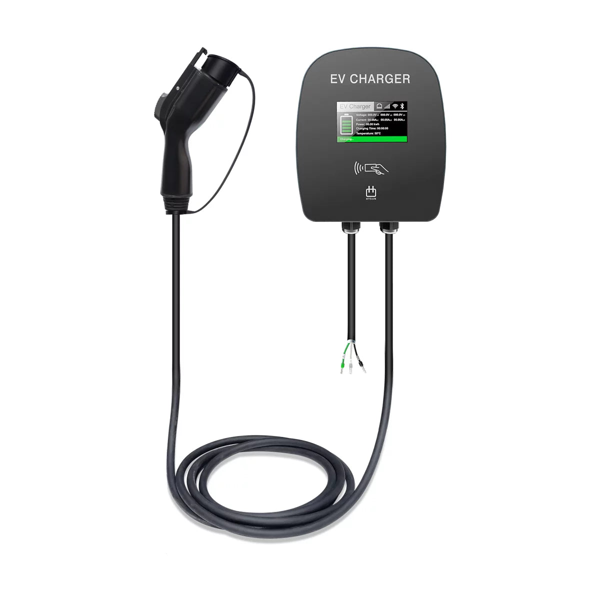 Hysun Level 2 3.5KW 7KW 9KWPortable EV Charger with J1772 Charging Plu