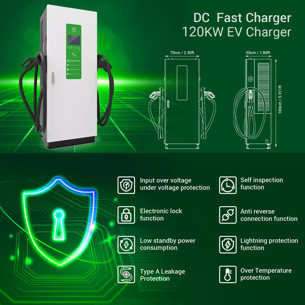 DC EV Charger 120KW